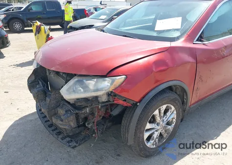 2016 Nissan Rogue Sv z USA, uszkodzony, nr VIN KNMAT2MTXGP658261